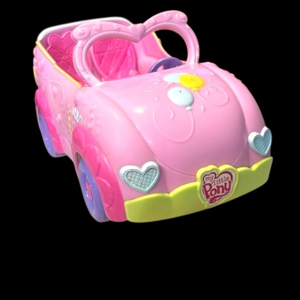 My Little Pony 2009 Pinkie Pie Family Convertible, Pink Toy Car, MLP G3
